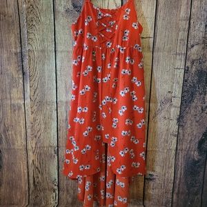 Girls floral print dress